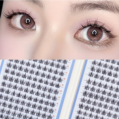 Segmented Curling False Eyelashes Lightweight Soft Makeup