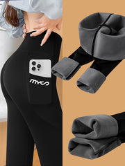 High Waist Leggings With Pocket Workout Yoga Pants