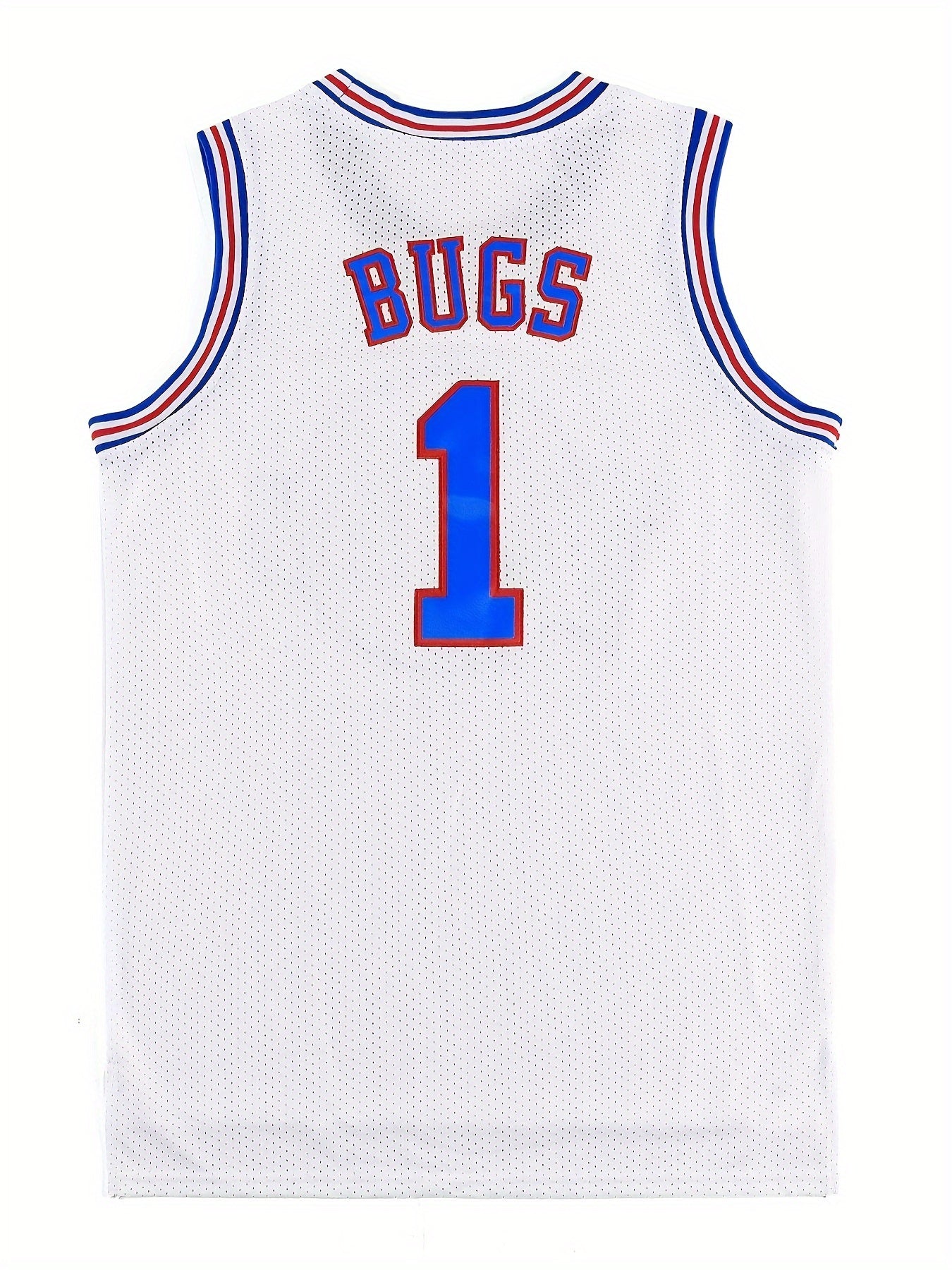 Men's Embroidered Basketball Jersey Stretch Crew Neck Sports Uniform Sleeveless