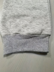 2 Pack Women's Letter Print Fleece Liner Joggers 2 Piece Set