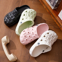 Women's Hollow Out Clogs Breathable Slip On Soft Sole Shoes