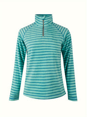 Women's Fleece Winter Coat Quarter Zip Sports Jacket