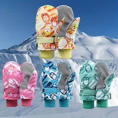 Thickened Windproof Waterproof Ski Gloves - Keep Hands Warm At 30 C