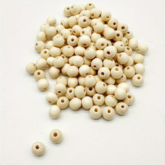 Natural Wooden Beads Round Gasket DIY Jewelry Making Accessories