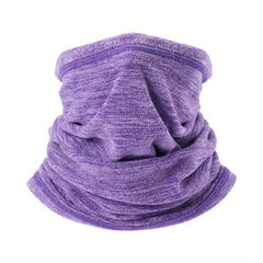 Meromibe Windproof Fleece Neck Warmer Thermal Scarf Ski Half Face Mask