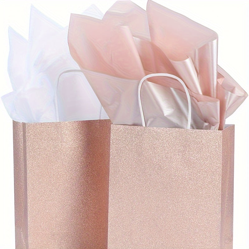 10 Sheets Metallic Tissue Gift Wrap Paper Bulk Recyclable Accessory