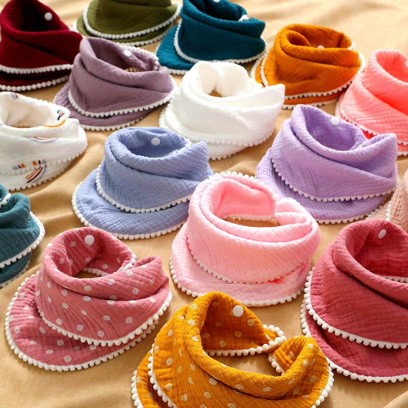 Soft & Cuddly Baby Lace Gauze Burp Cloth - Perfect Handkerchief