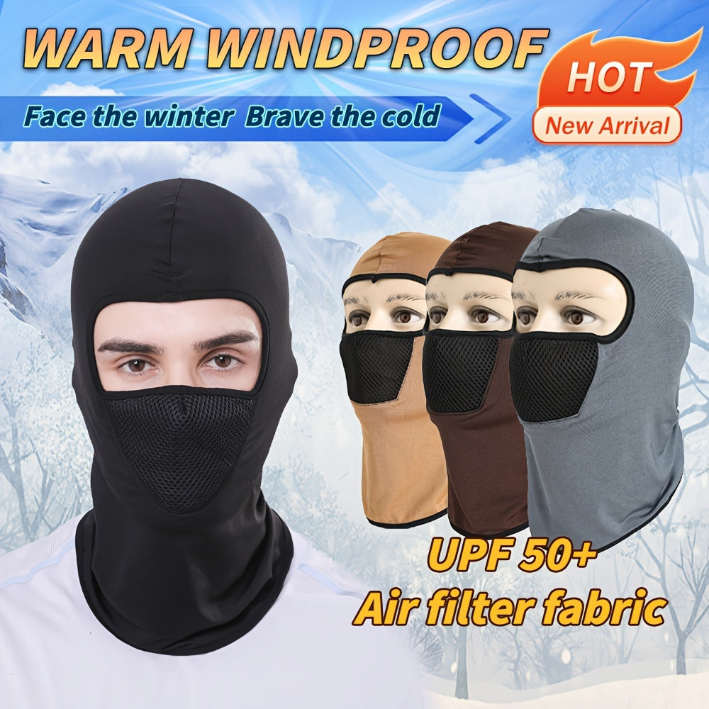 Windproof Balaclava Face Mask for Men and Women - Sun and UV Protection