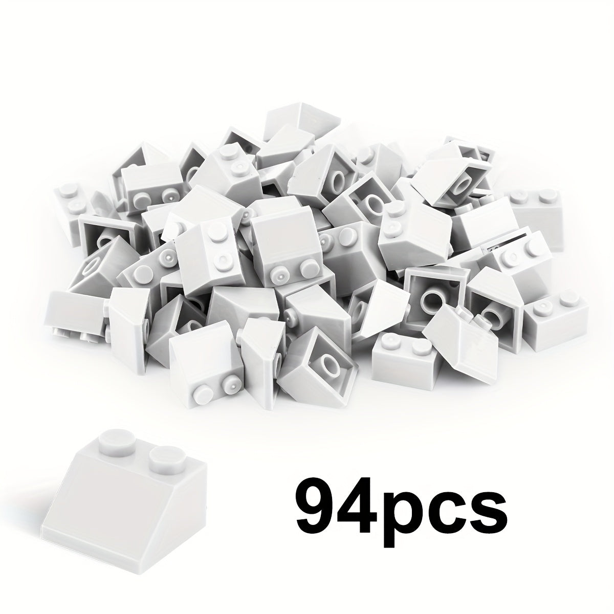 94pcs 2x2 Beveled Building Toy - Great Gift for Boys