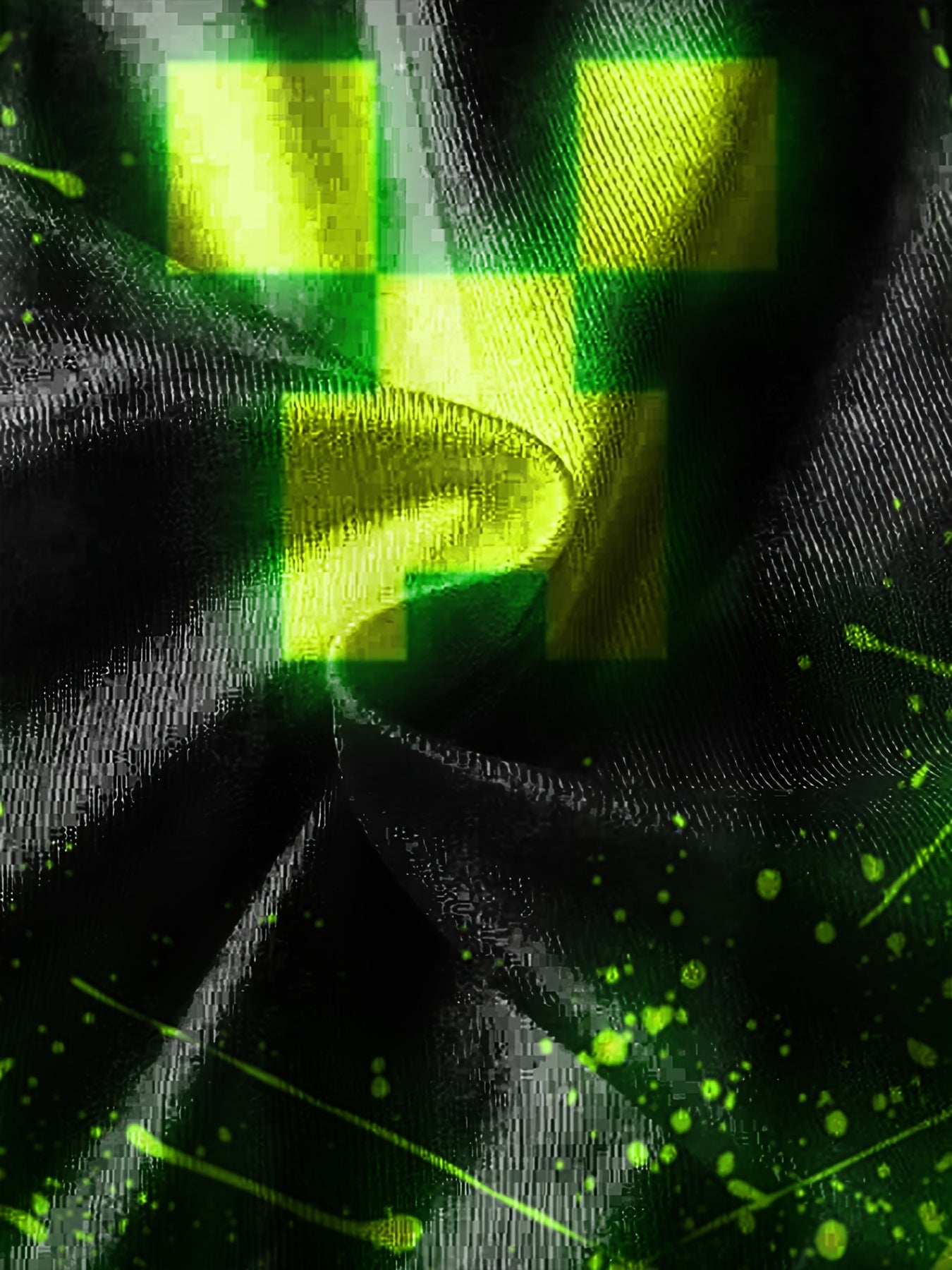 Green Face Print Kid's Sweatshirt Unisex Pullover Causal Long Sleeve Top