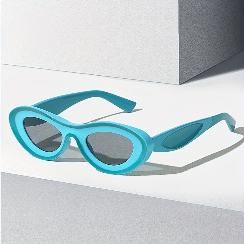 Y2K Block Sunglasses For Women Men UV400