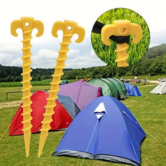 10pcs Camping Peg Ground Nails Screw Stakes for Outdoor Tent Hiking
