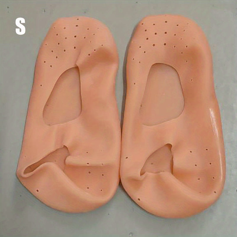 Silicone Moisturizing Socks for Dry Cracking Skin with Gel Heel
