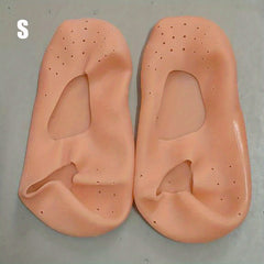 Silicone Moisturizing Socks for Dry Cracking Skin with Gel Heel