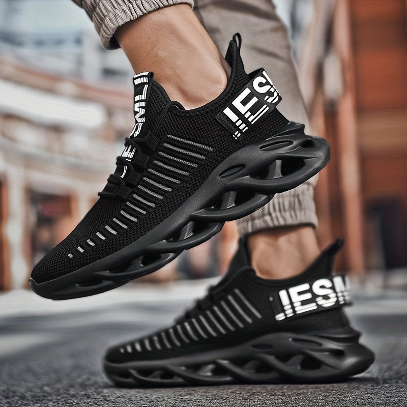 Men's Slip on Blade Sneakers Breathable Athletic Shoes