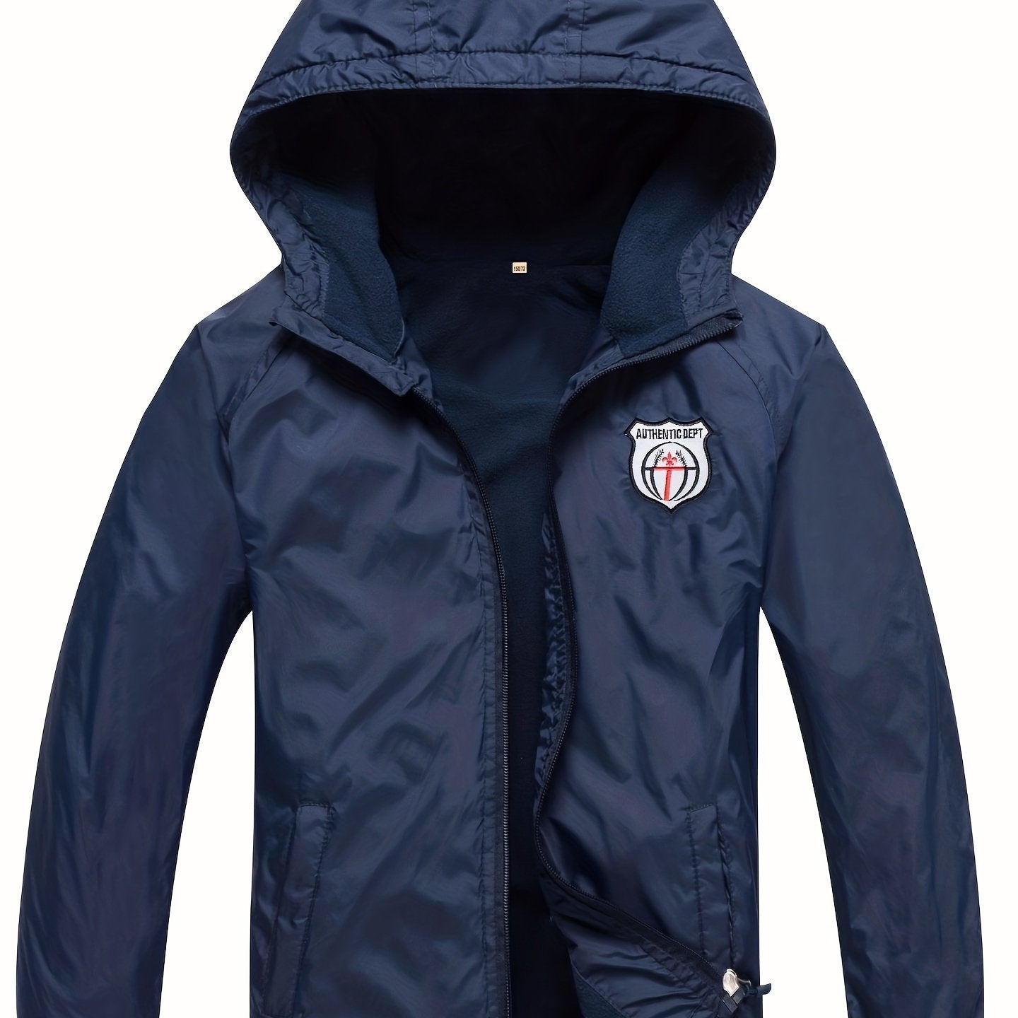 Boys Zip Up Hooded Jacket Raincoat Windbreaker Outerwear