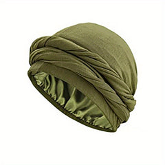 Vintage Head Wraps For Men, Modal And Satin Turban Scarf Tie