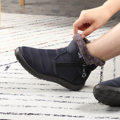 Women's Waterproof Snow Boots Plush Lined Snow Shoes