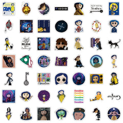 100pcs American Animation Waterproof Stickers for Motorcycles Laptops