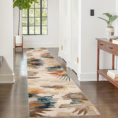 Vintage Abstract Runner Rugs Soft Laundry Room Rug Long Hallway Rug
