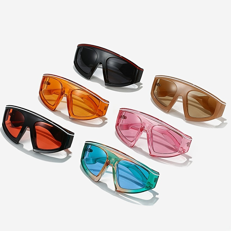 Men's Large Frame Sports Sunglasses for Outdoor Activities