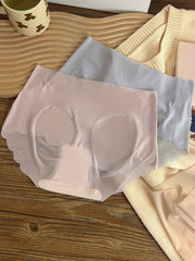 5pcs Seamless Scallop Trim Briefs Women's Lingerie & Underwear