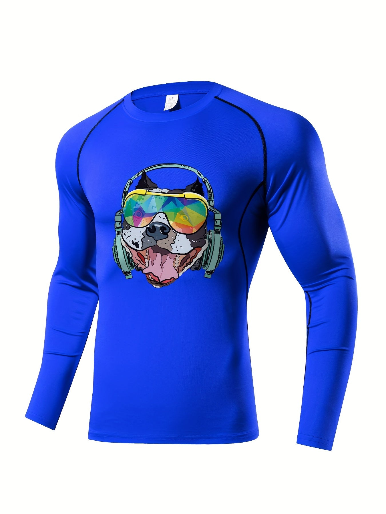 Skeleton Motorcycle Compression Long Sleeve Shirt