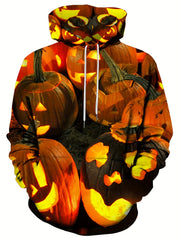 Men's Halloween Pumpkin Print Hoodie Active Breathable Sweatshirt
