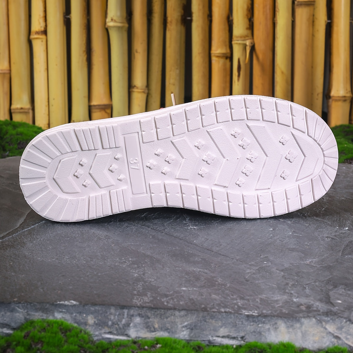 Women's Easter Eggs Print Canvas Slip On Casual Walking Shoes