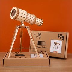 3D Wooden Puzzles Monocular Telescope Model Building Kits DIY Kits for Adults
