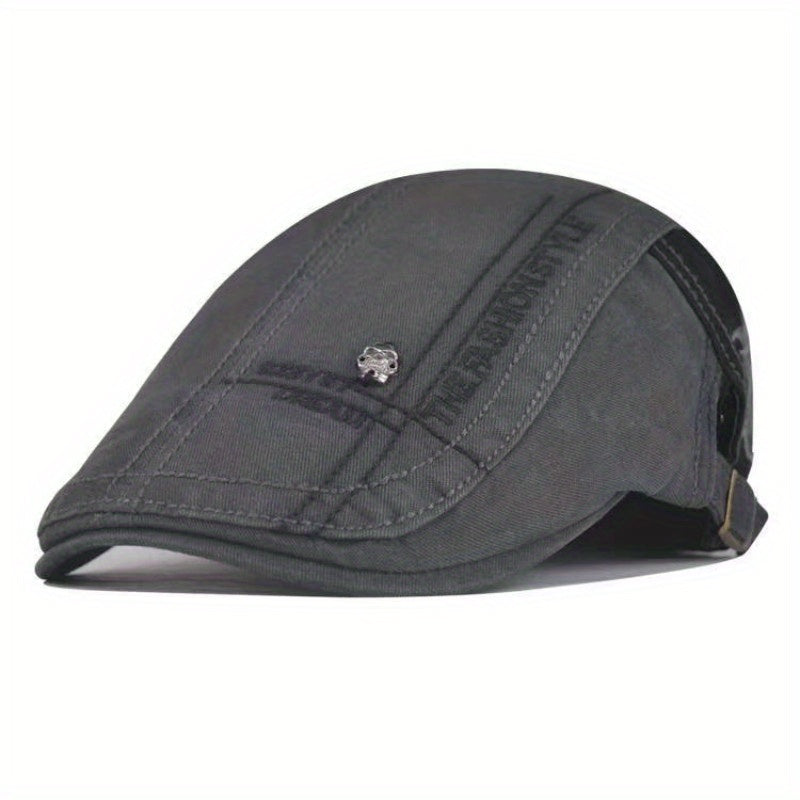 Adjustable Cotton Mens Peaked Cap For Outdoor Summer Activities