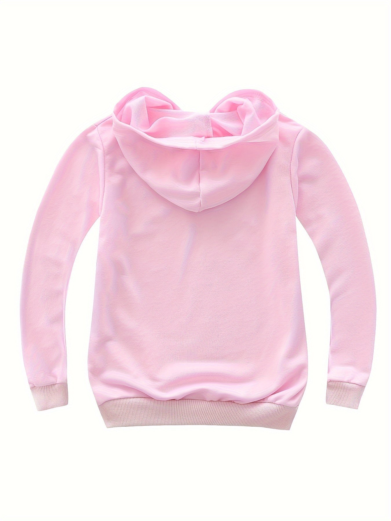 Block Print Hooded Sweatshirt for Girls