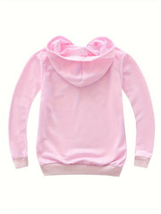 Girl Lantern Print Hooded Sweatshirt