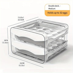 Refrigerator Egg Storage Box Leak Proof Drawer Type Hand Washable