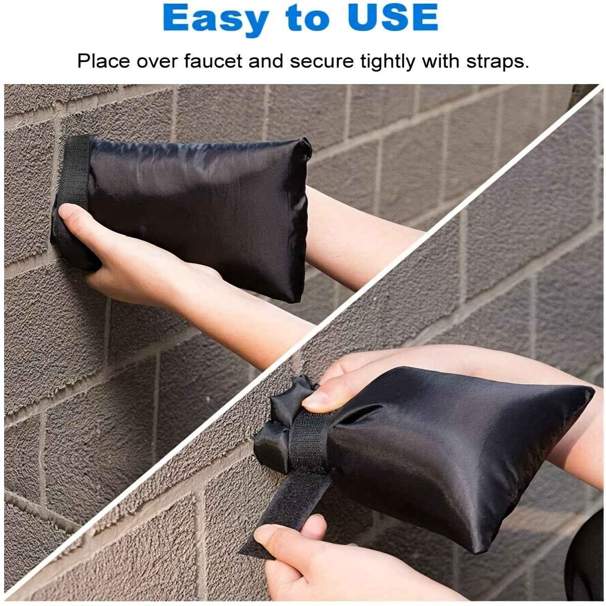 3pcs Outdoor Faucet Covers Winter Garden Socks Freeze Prot