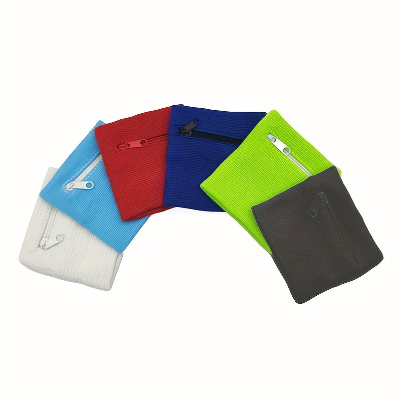 Kids Wrist Pouch Sport Gym Basketball Running Sweatbands Wrist Wrap Wallet