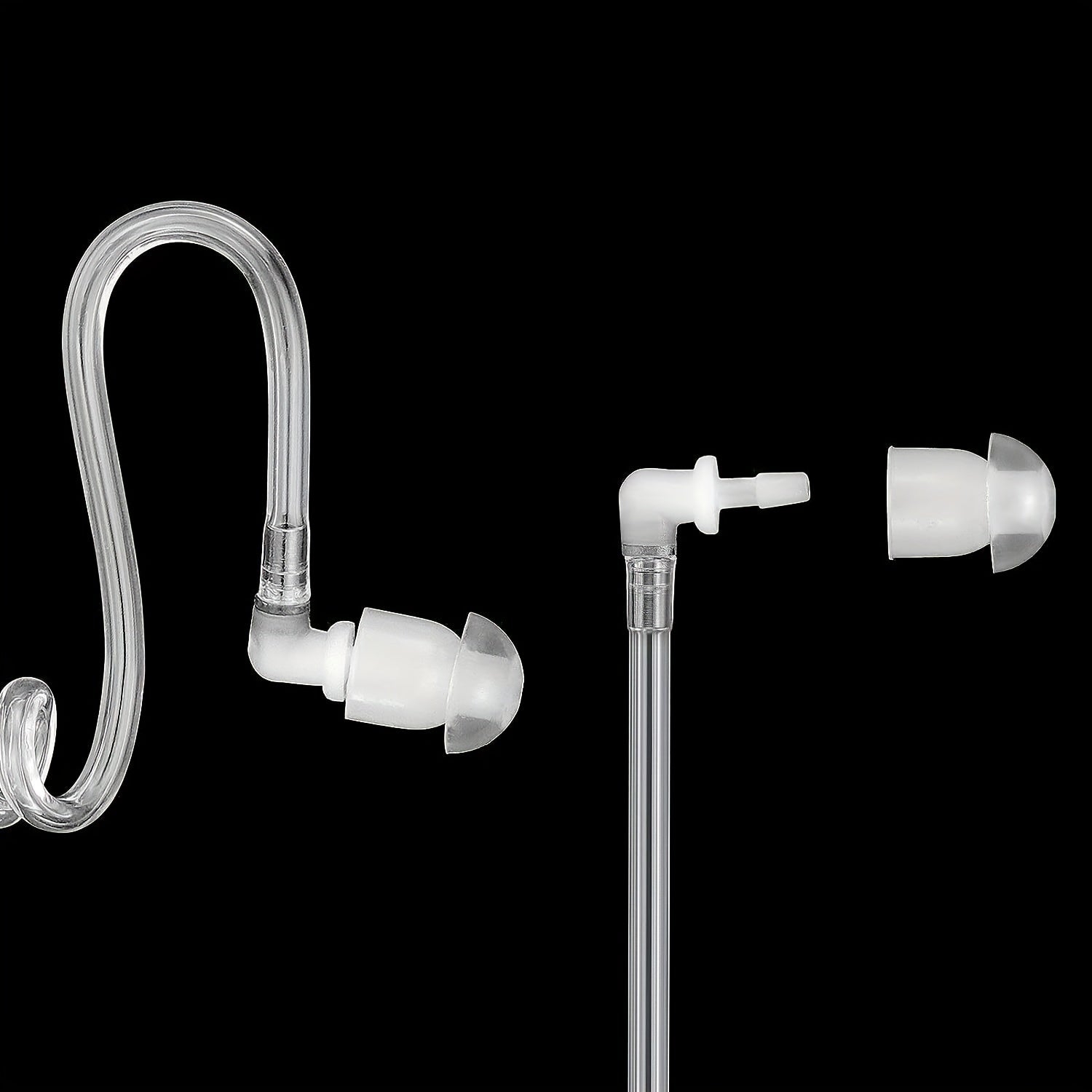 2pcs Acoustic Tube for Radio Earpiece or Surveillance Kit Heads