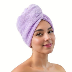 Coral Velvet Hair Towel Soft Hair Drying Cap