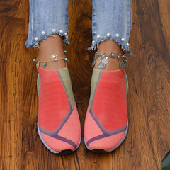 Women's Colorblock Sock Shoes Low Top Walking Sneakers