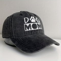 Funny Adjustable Washed Cotton Embroidered Mom Baseball Cap For Mama
