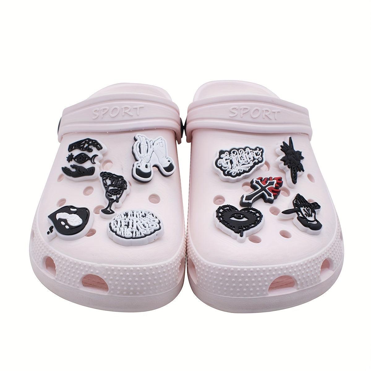 40pcs Halloween Shoe Charms for Clogs Garden Shoes DIY Accessories Boys Girls