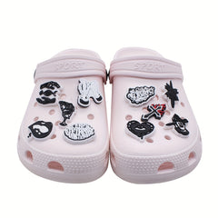 40pcs Halloween Shoe Charms for Clogs Garden Shoes DIY Accessories Boys Girls