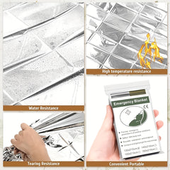 Waterproof First Aid Blanket for Outdoor Survival Camping