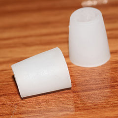 4pcs Silicone Toe Sleeves Overlapping Separator Fit Night Home Use
