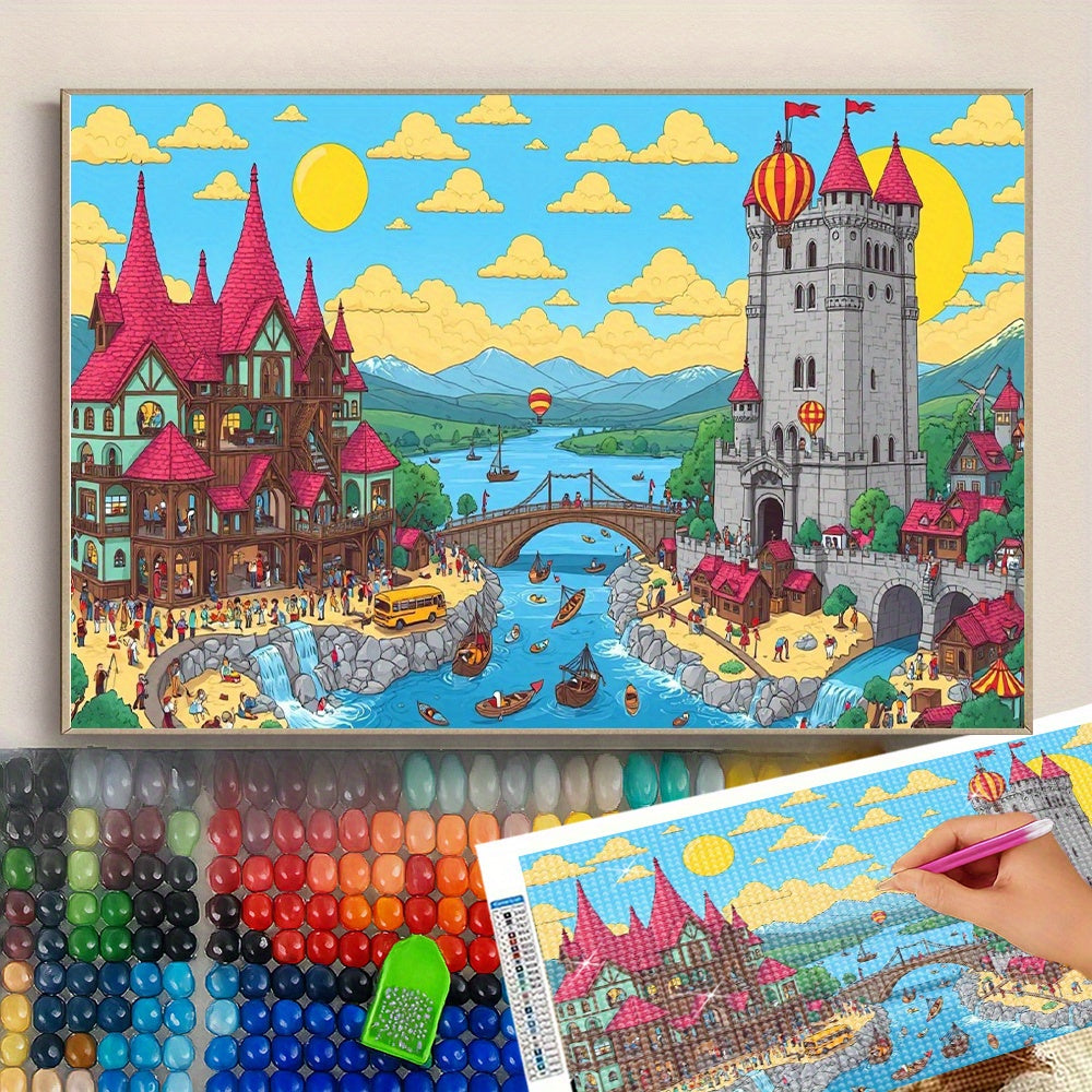 Fantasy Diamond Painting Kit for Adults - Captivating Craft Supplies Set
