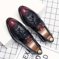 Men's Slip On Formal Dress Shoes Low Top Classic