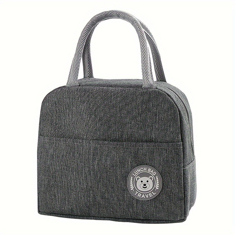 Portable Insulated Lunch Bag Fresh Keeping Aluminum Foil Outdoor Lunch Bag