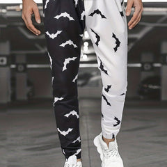 Men's Bat Full Pattern Casual Jogger Pants