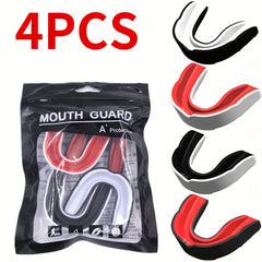 4pcs Sports Mouth Guard Anti Grinding Teeth Cover