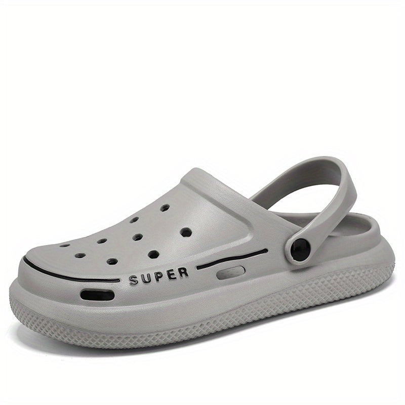 Men's Platform Clogs Hollow Out Garden Sandals